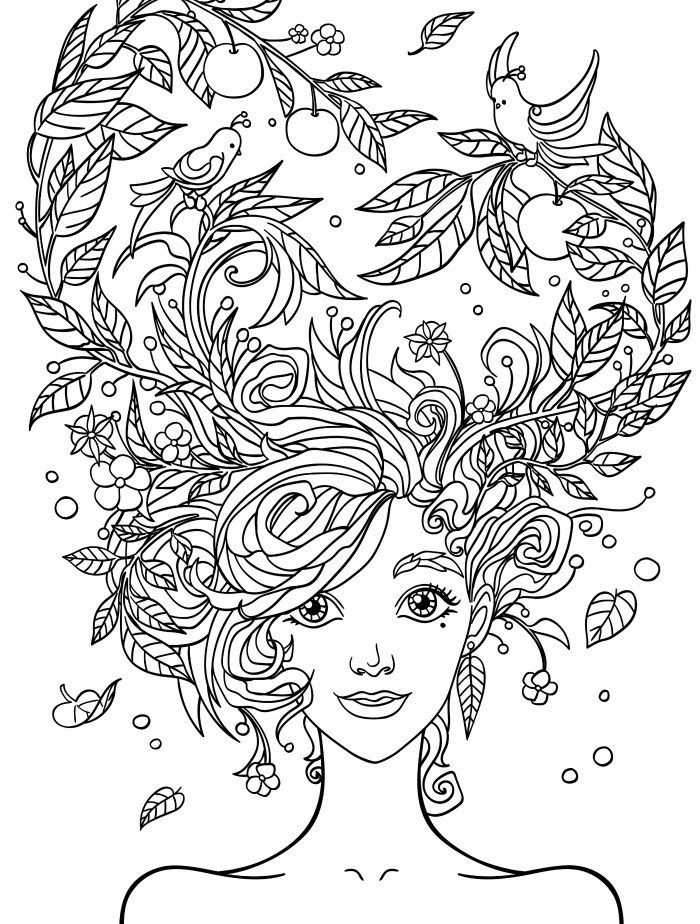 adult coloring pages people