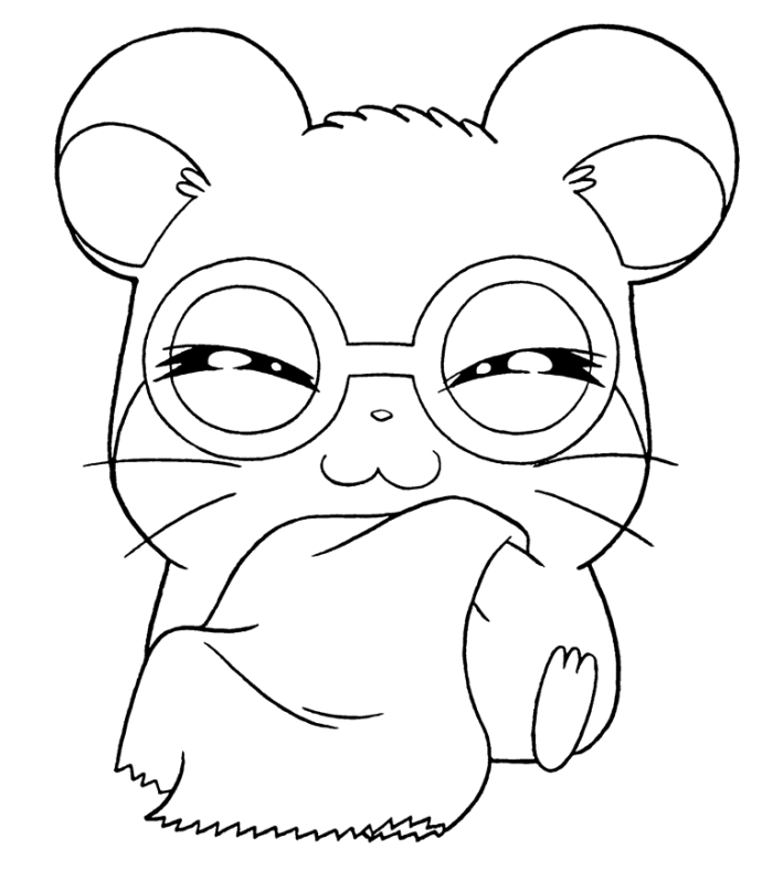 Hamster Coloring Pages - Best Coloring Pages For Kids