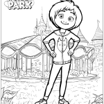 June Wonder Park Movie Coloring Pages