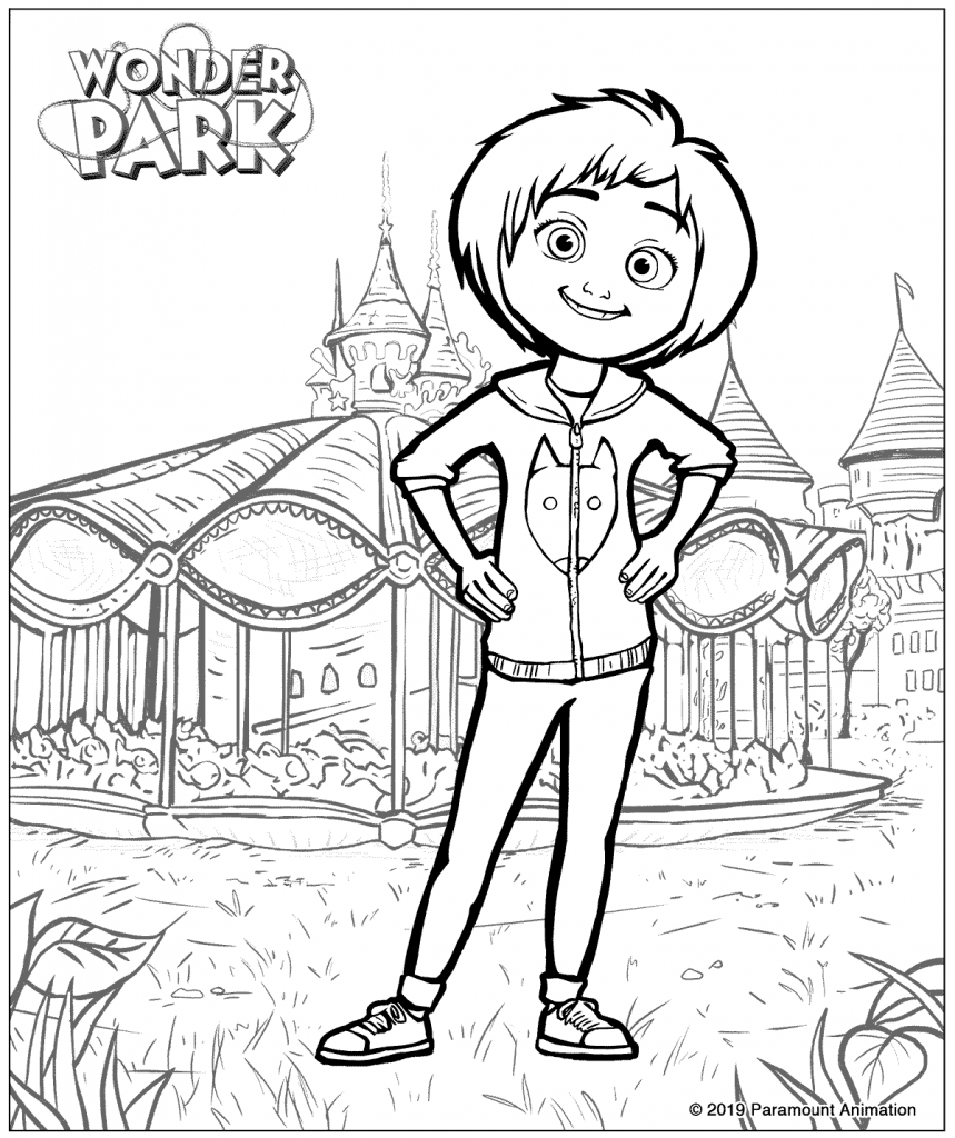 June Wonder Park Movie Coloring Pages