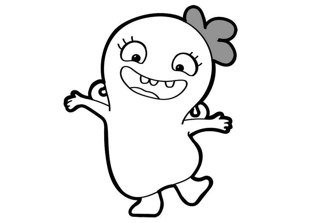 Moxy - Ugly Doll Coloring Pages