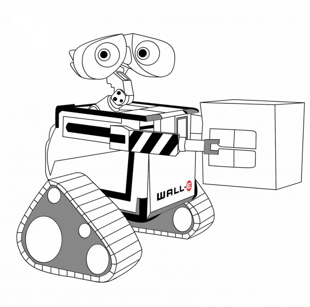 Printable Wall-E Coloring Page