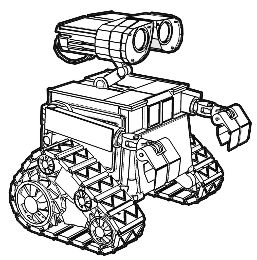 Printable Wall-E Coloring Page