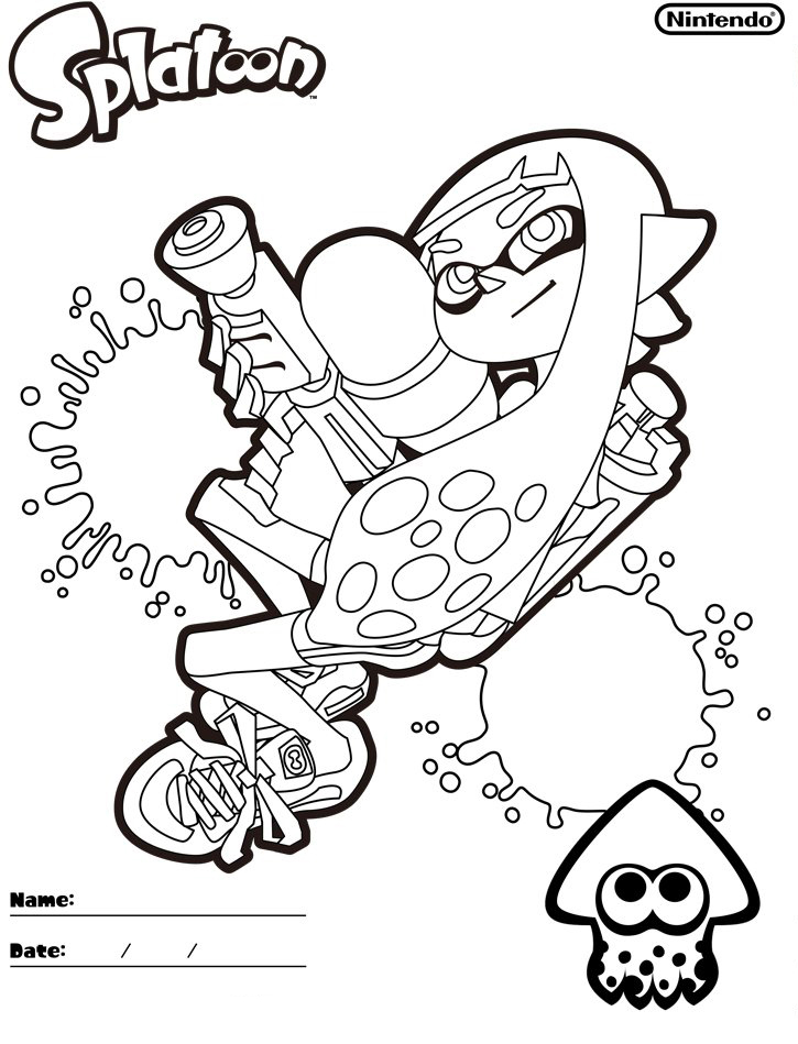 Splatoon Coloring Pages - Best Coloring Pages For Kids