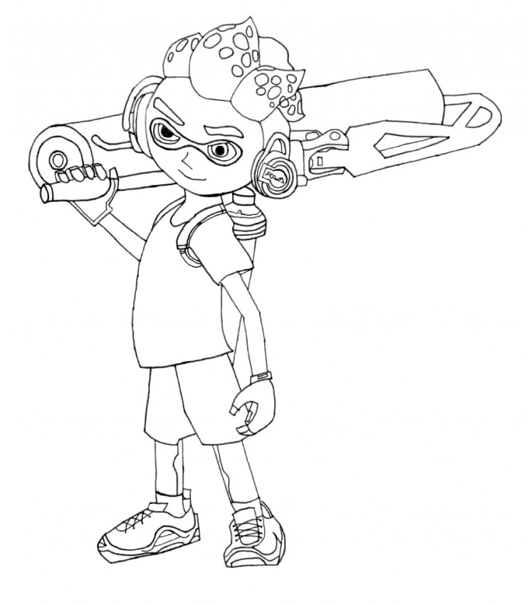 Download Splatoon Coloring Pages - Best Coloring Pages For Kids