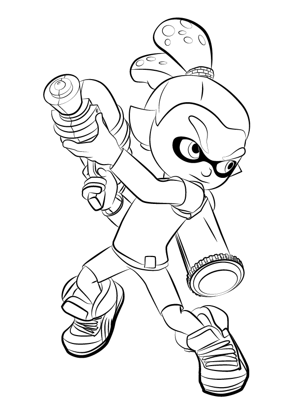 Splatoon Coloring Pages - Best Coloring Pages For Kids