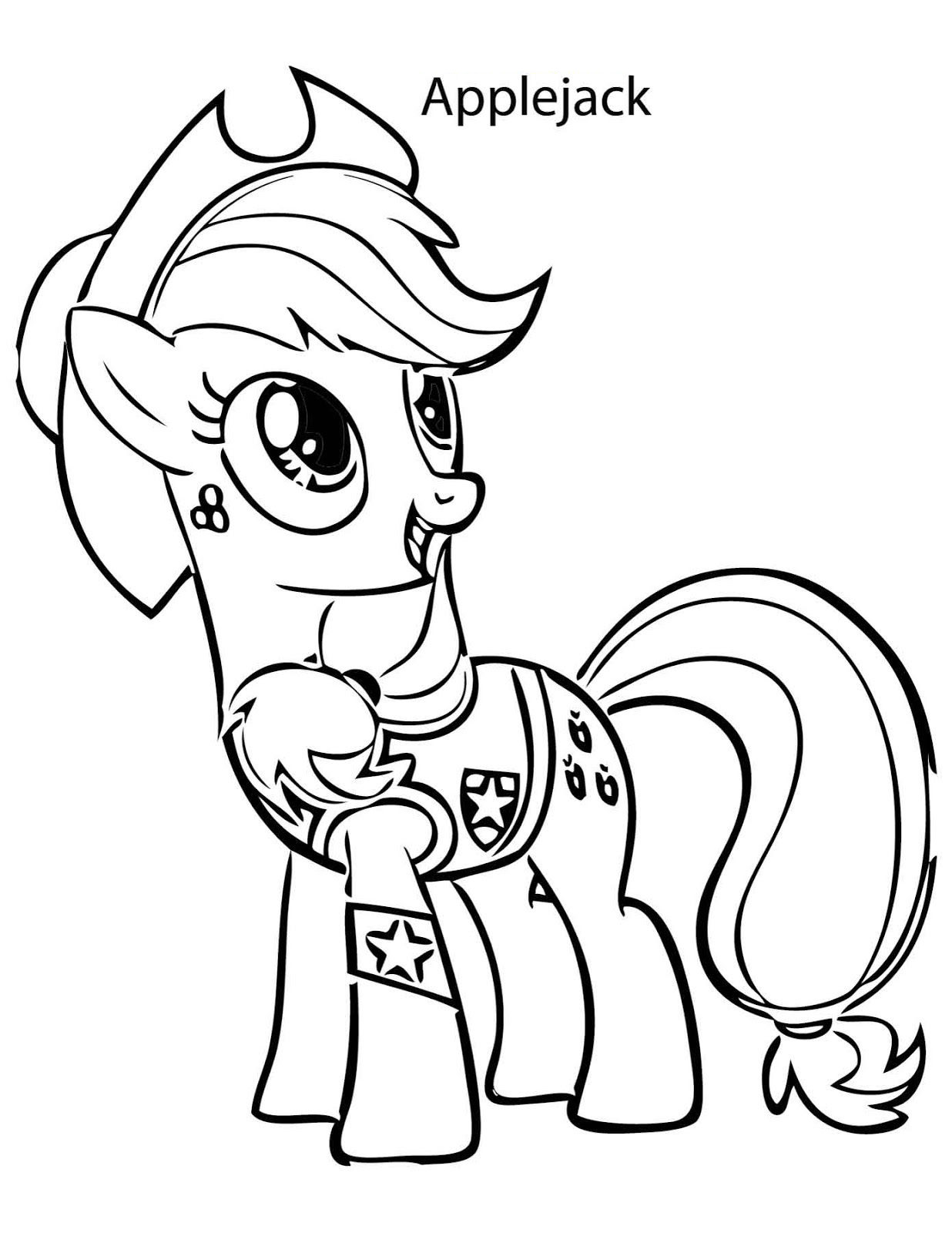 Applejack Coloring Pages Best Coloring Pages For Kids
