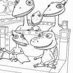 The Pteranodons Dinosaur Train Coloring Page