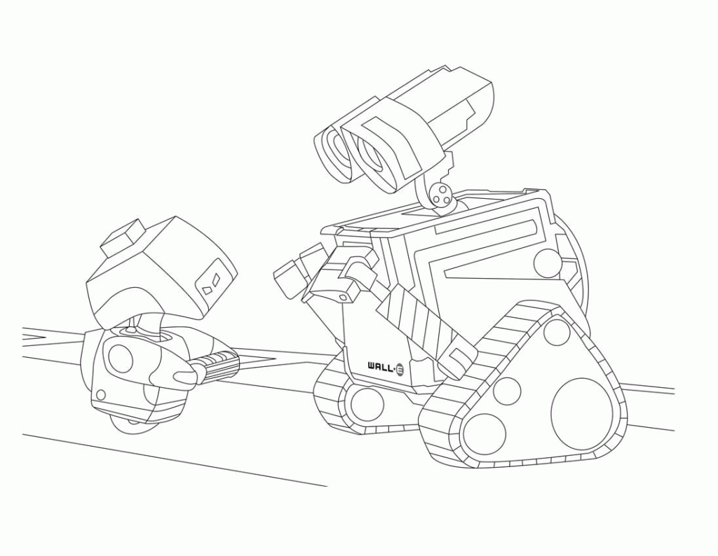 WALL-E Coloring Pages