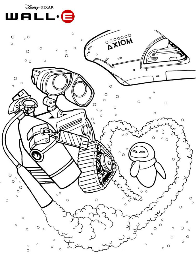 Wall E Coloring Pages Printable