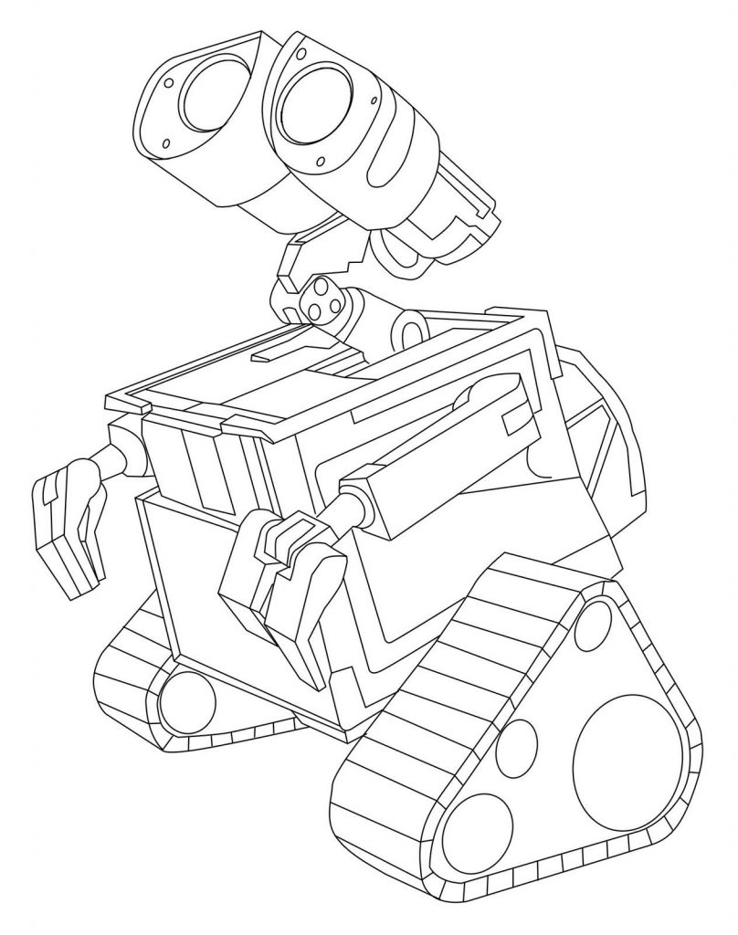 WallE Coloring Printables