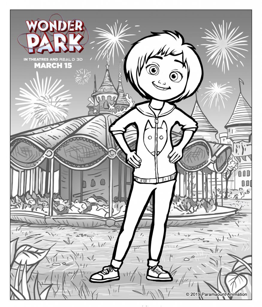 Wonder Park Movie Coloring Pages