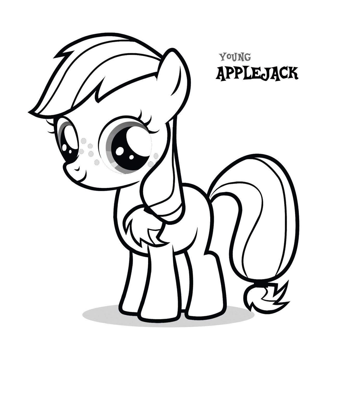 Applejack Coloring Pages Best Coloring Pages For Kids