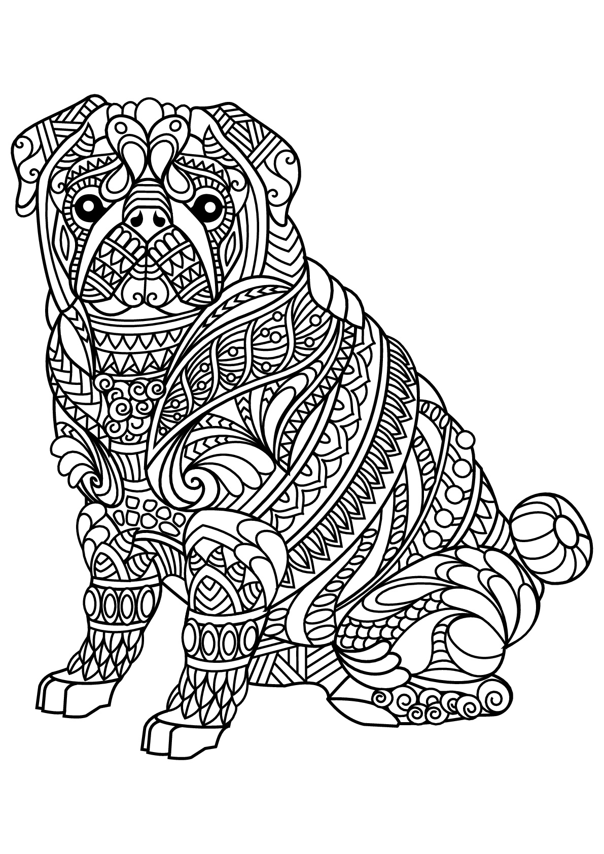 Bulldog Coloring Pages Best Coloring Pages For Kids