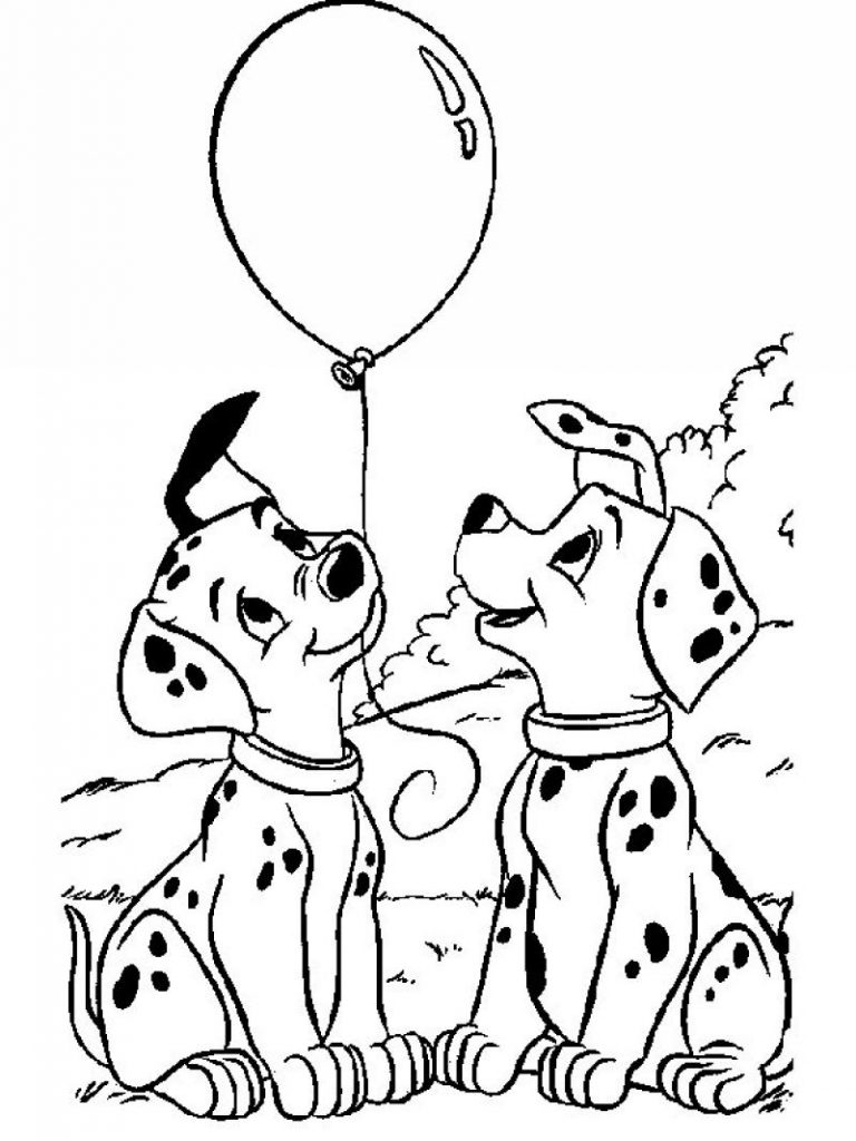 101 Dalmations Coloring Pages