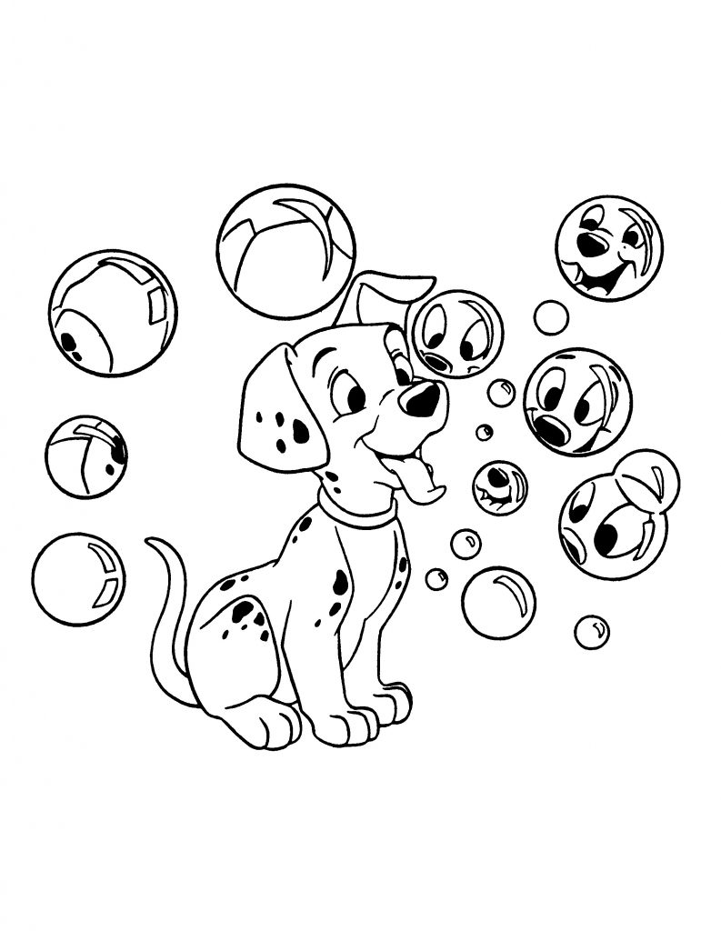 101 Dalmations Coloring Pages