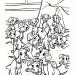 101 Dalmations Puppies Coloring Pages