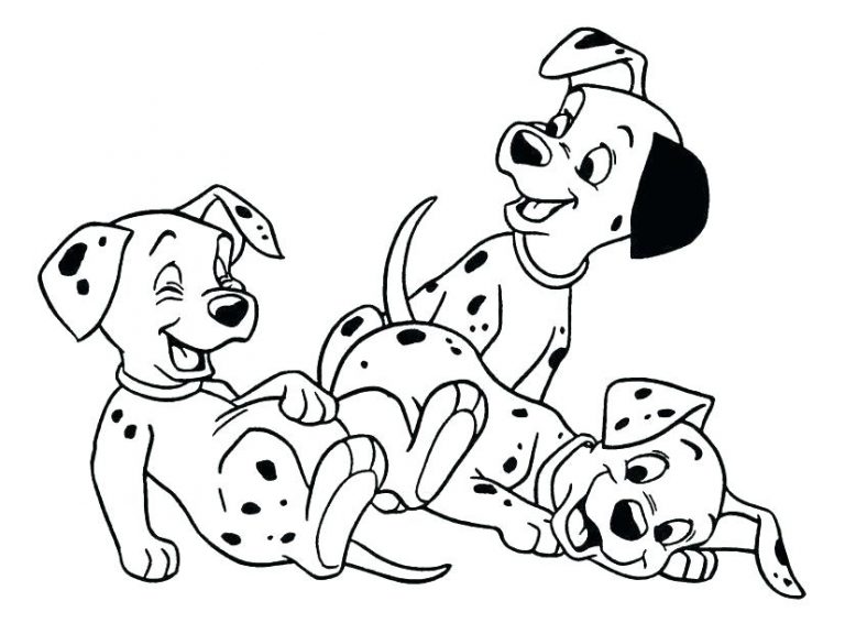 101 Dalmations Coloring Pages - Best Coloring Pages For Kids