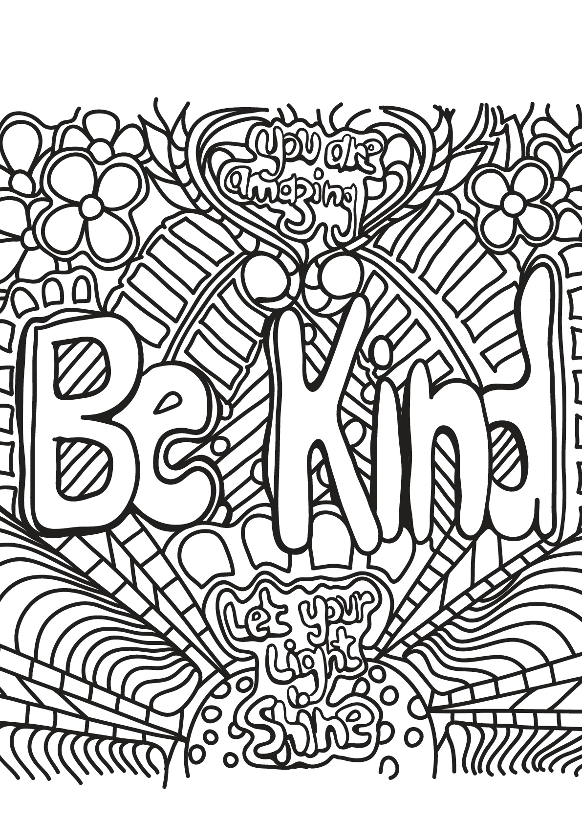 Kindness Coloring Pages Best Coloring Pages For Kids
