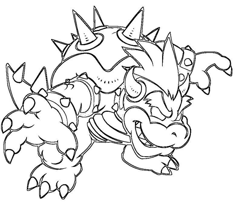 Bowser Coloring Pages