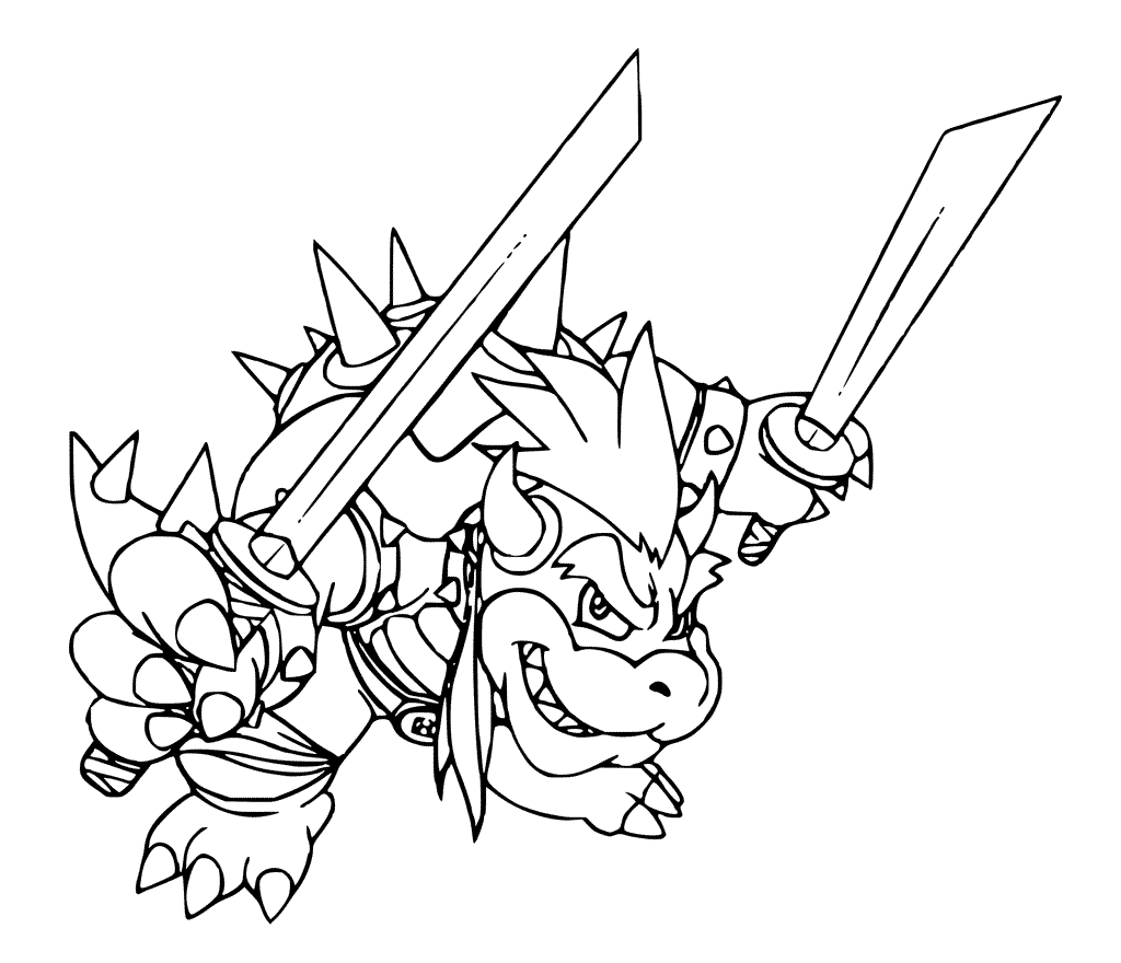 Bowser Coloring Pages - Best Coloring Pages For Kids