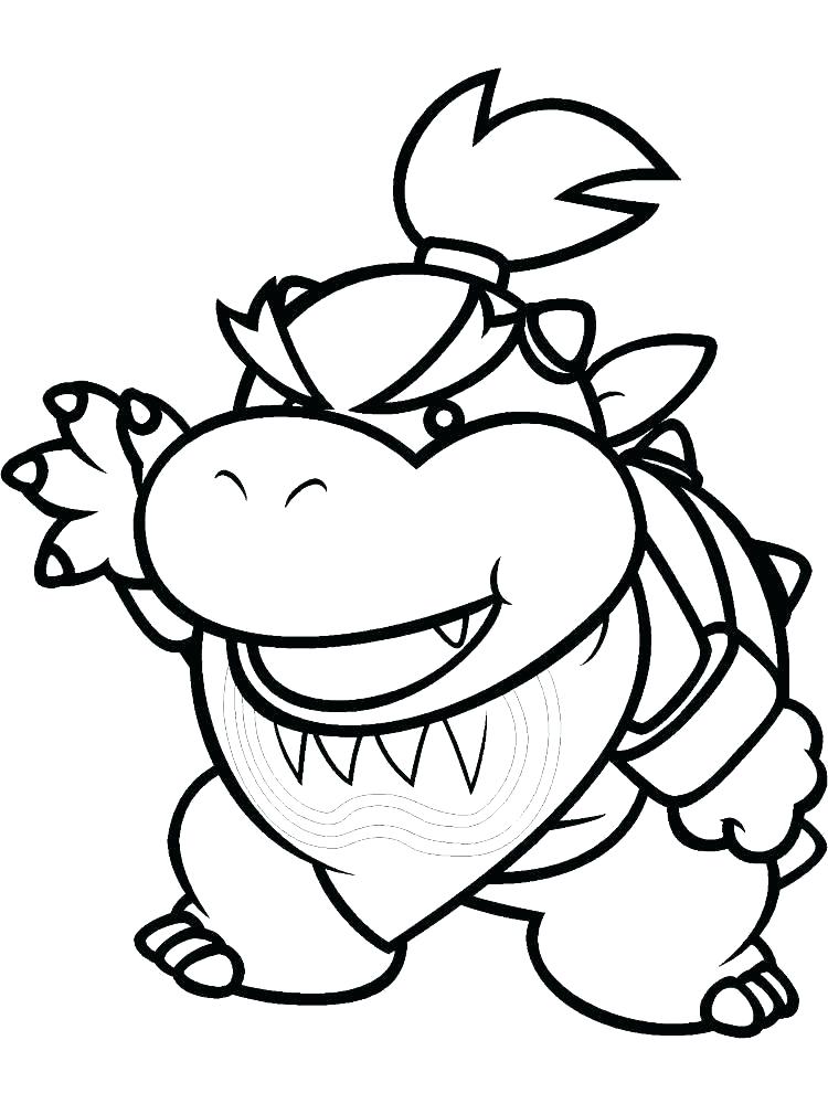 Bowser Jr Coloring Pages