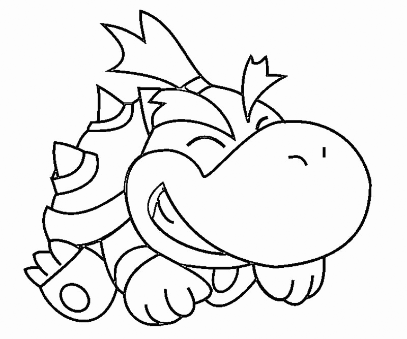 Bowser Jr Coloring Page