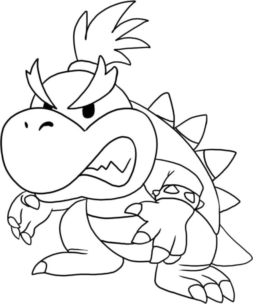 Bowser Jr Coloring Pages