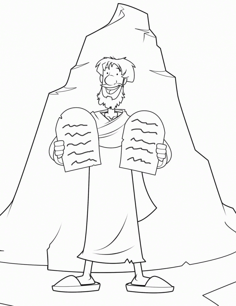 Ten Commandments Coloring Pages Best Coloring Pages For Kids