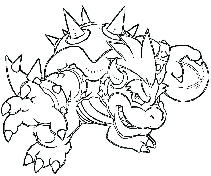 Bowser Coloring Pages Best Coloring Pages For Kids