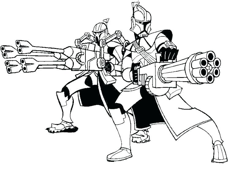 detailed star wars clone trooper coloring pages