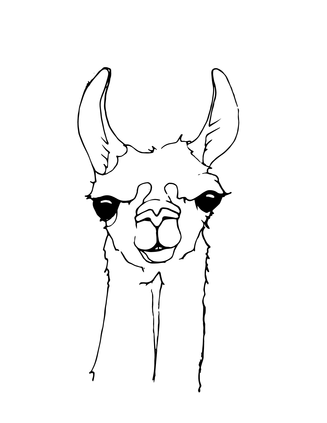 Featured image of post Llama Coloring Page For Kids Llamas are adorable cozy creatures