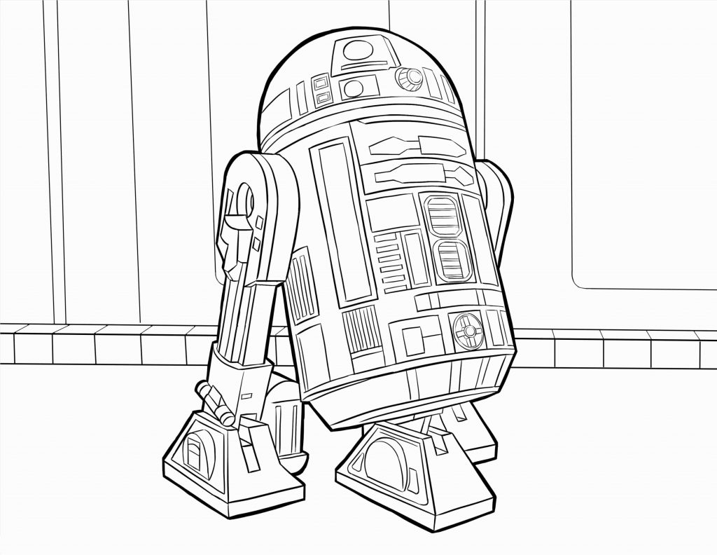 Free R2D2 Coloring Pages