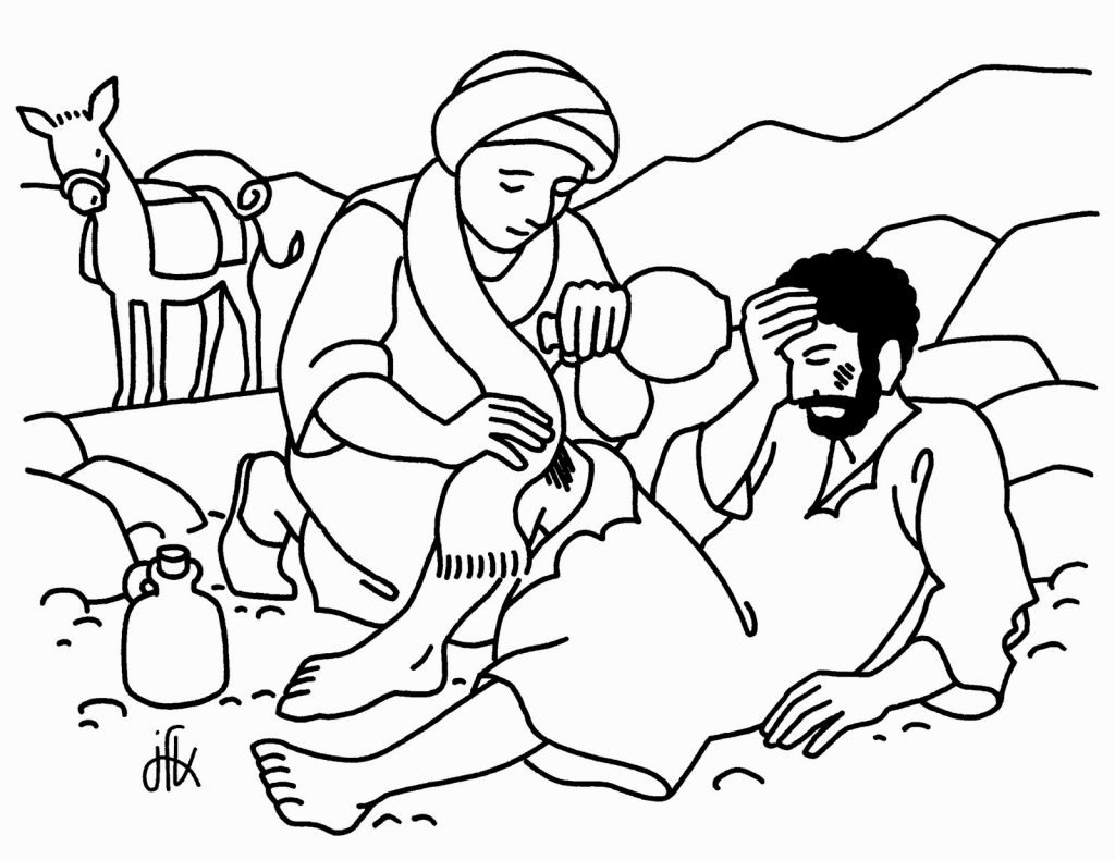 Good Samaritan Printable Coloring Pages