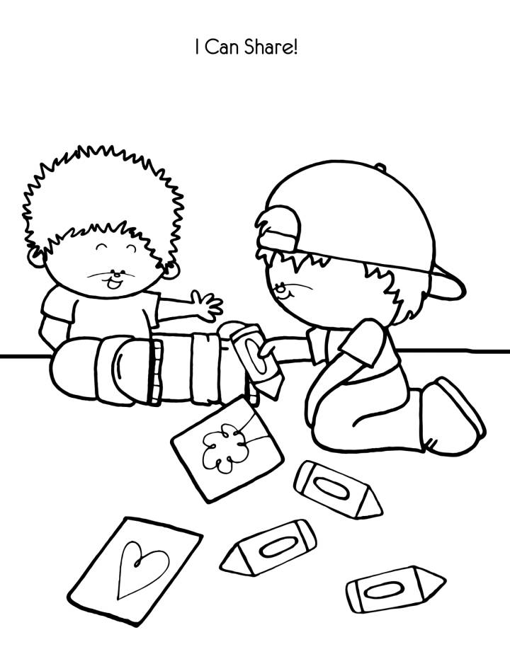 Sharing Coloring Pages