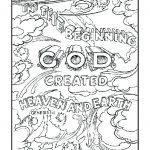 In the Beginning - Creation Coloring Pages