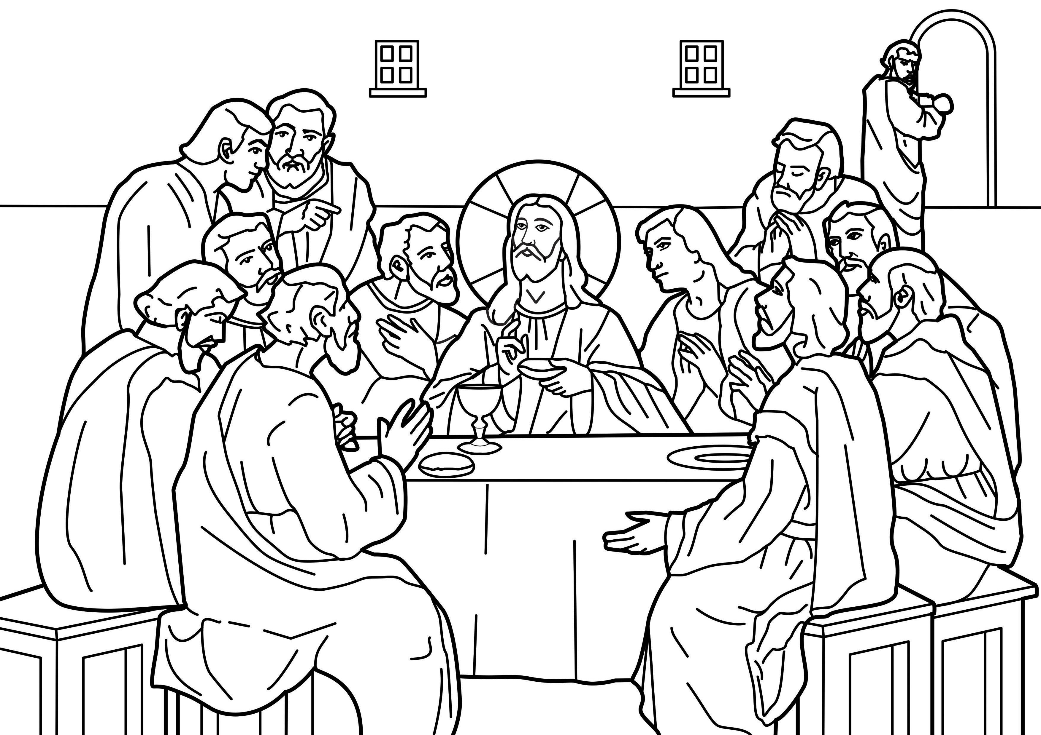 Last Supper Printable