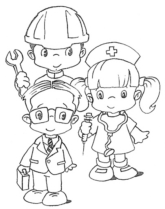 Job Labor Coloring Page