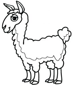 Llama Coloring Pages - Best Coloring Pages For Kids