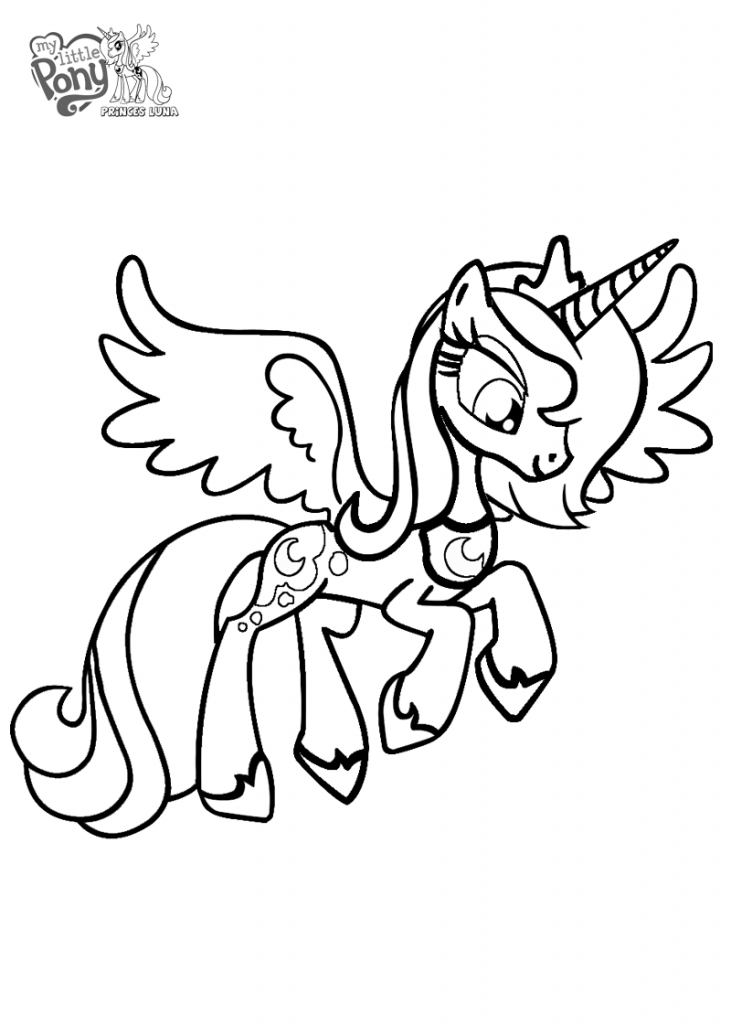 MLP Princess Luna Coloring Pages