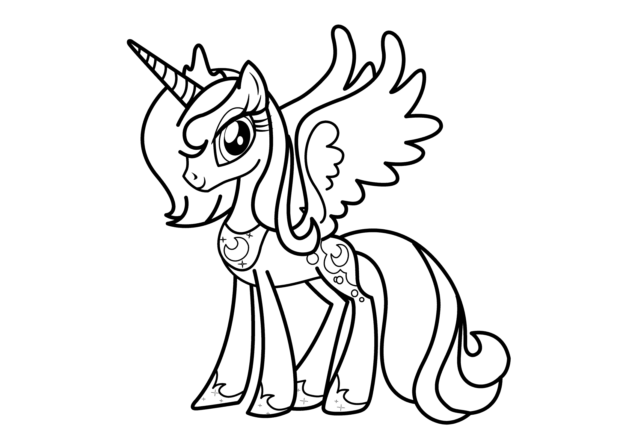 Princess Luna Coloring Pages   Best Coloring Pages For Kids