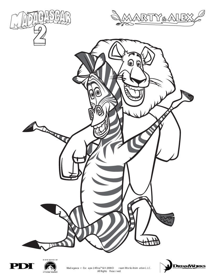 Madagascar Coloring Pages Best Coloring Pages For Kids