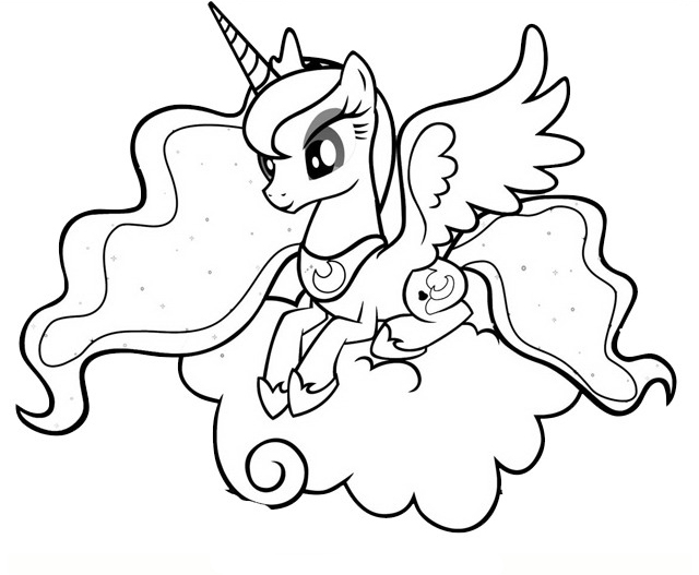 Princess Luna Coloring Pages - Best Coloring Pages For Kids