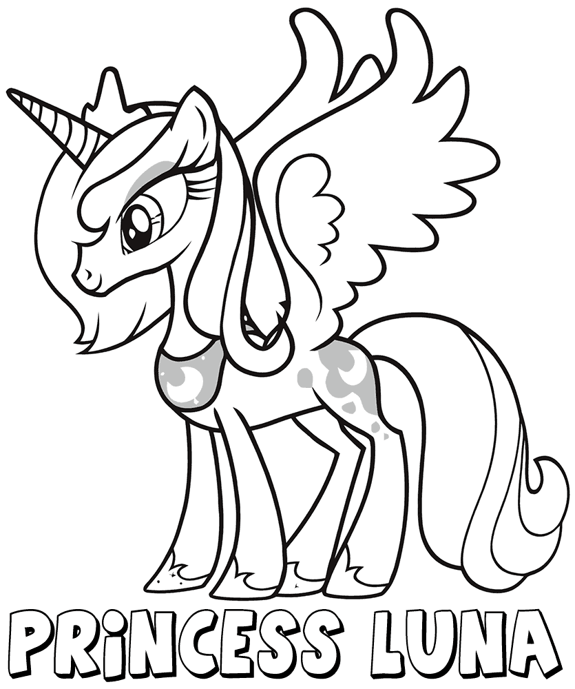 Princess Luna Coloring Pages - Best Coloring Pages For Kids