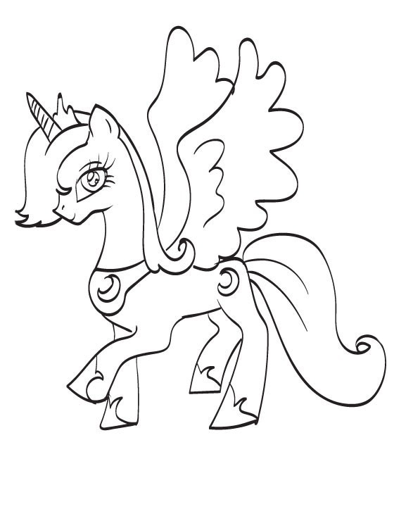 Princess Luna Coloring Pages - Best Coloring Pages For Kids