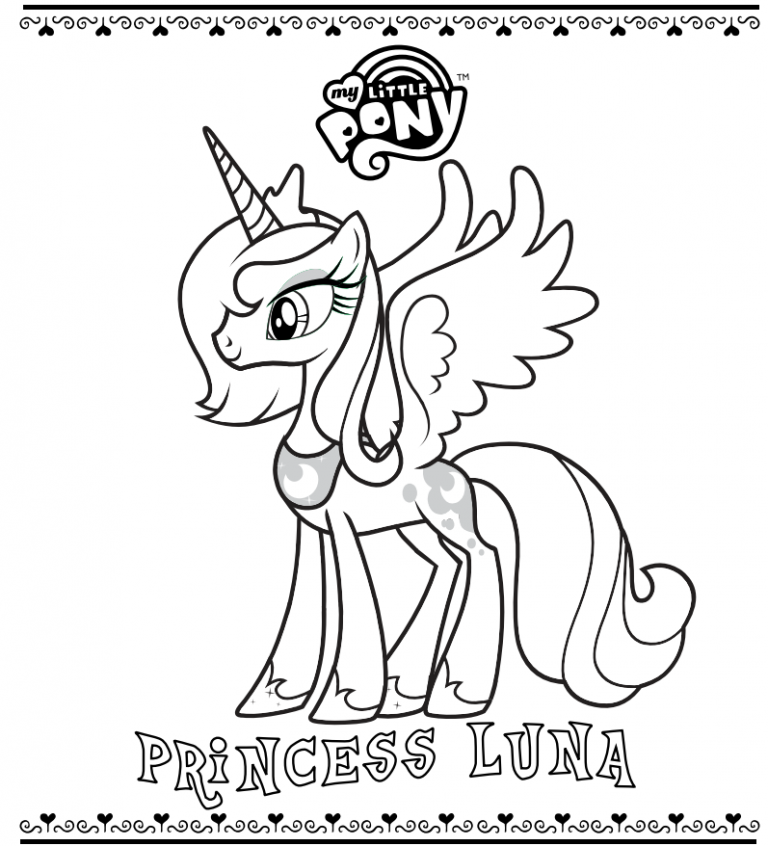 Princess Luna Coloring Pages - Best Coloring Pages For Kids