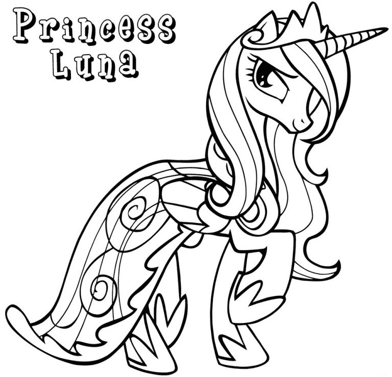 Princess Luna Coloring Pages - Best Coloring Pages For Kids