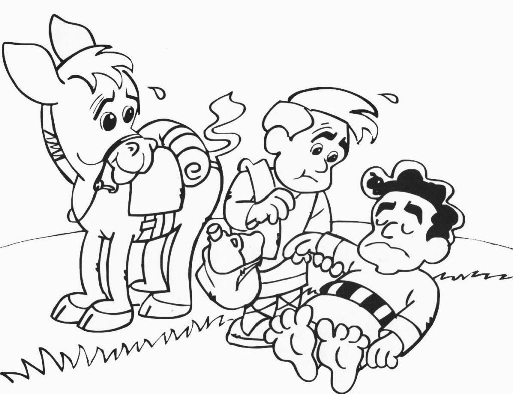 Good Samaritan Coloring Pages Best Coloring Pages For Kids