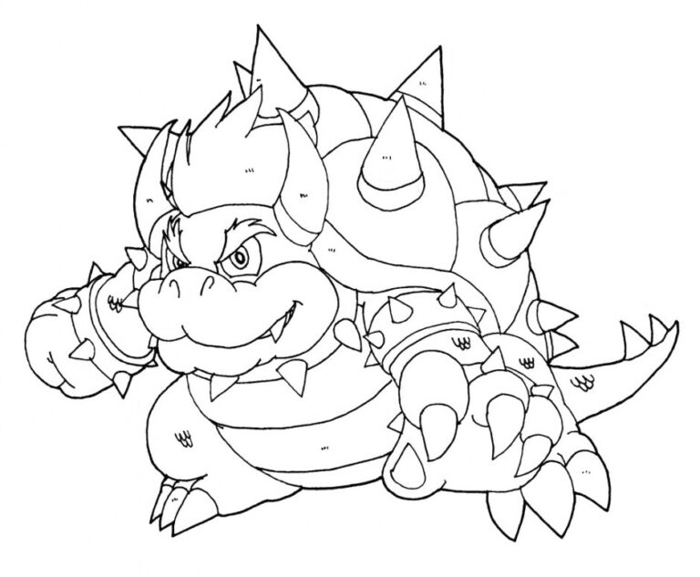 Bowser Coloring Pages - Best Coloring Pages For Kids