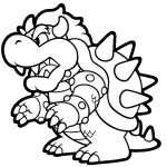 Printable Bowser Coloring Pages